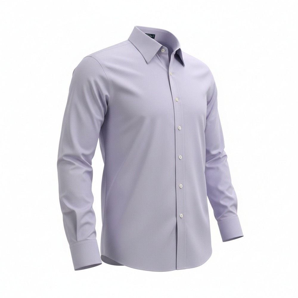 Brooks Bro Regent Fit Mens Lt Purple Button Shirt 16.5/ 33 Stretch Supima Cotton - Picture 1 of 10